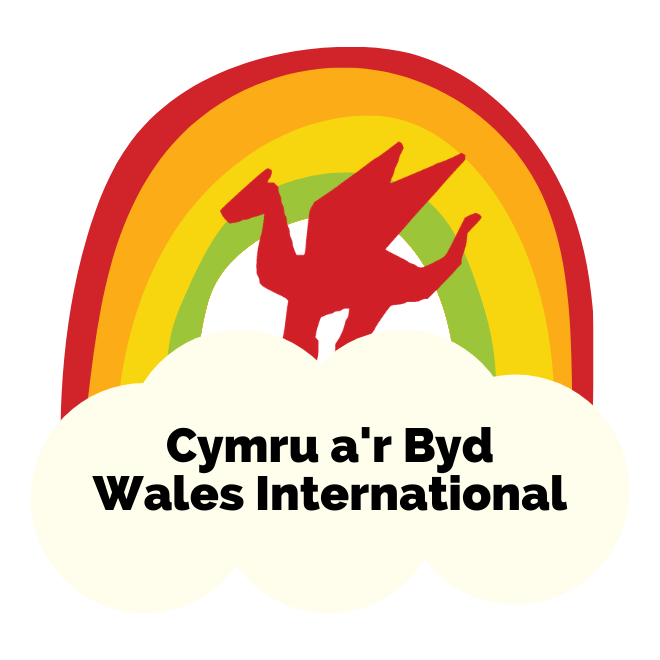 Cymru a'r Byd / Wales International Logo