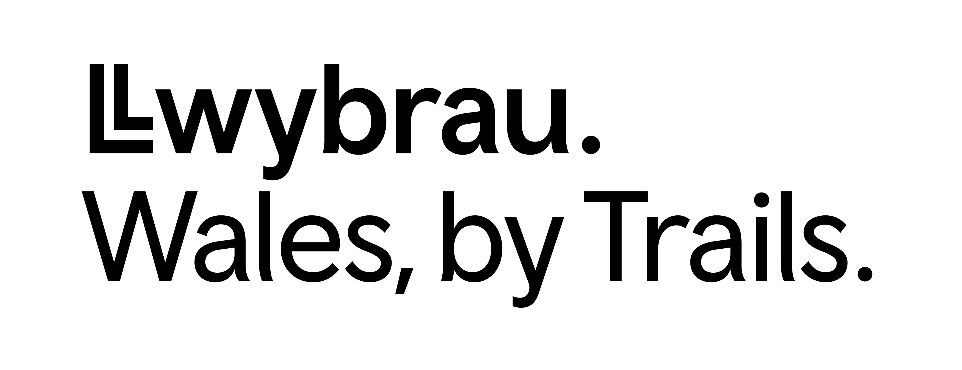Llwybrau – Wales by Trails Logo