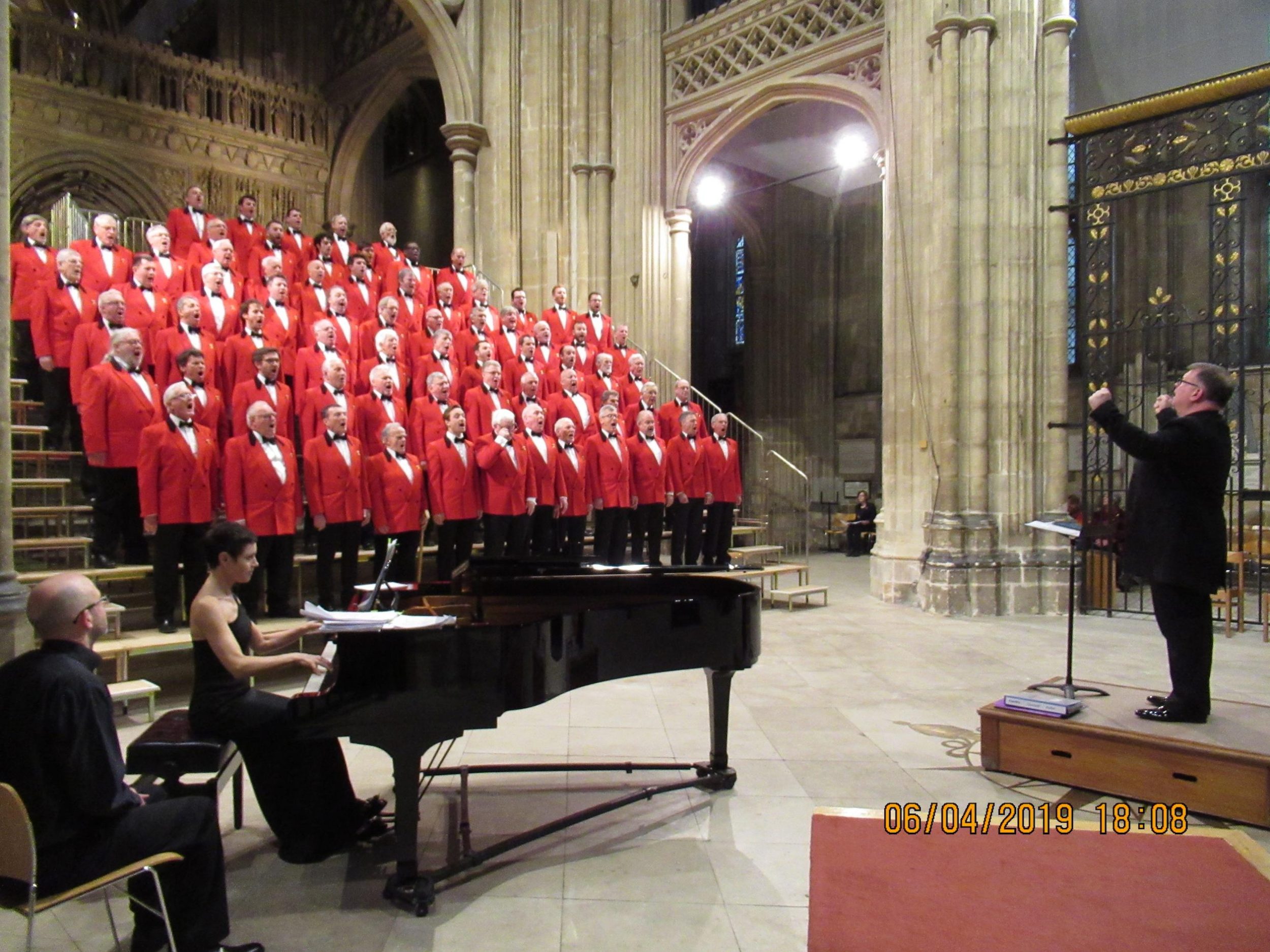 London Welsh Male Voice Choir rehearsal Wales Week London
