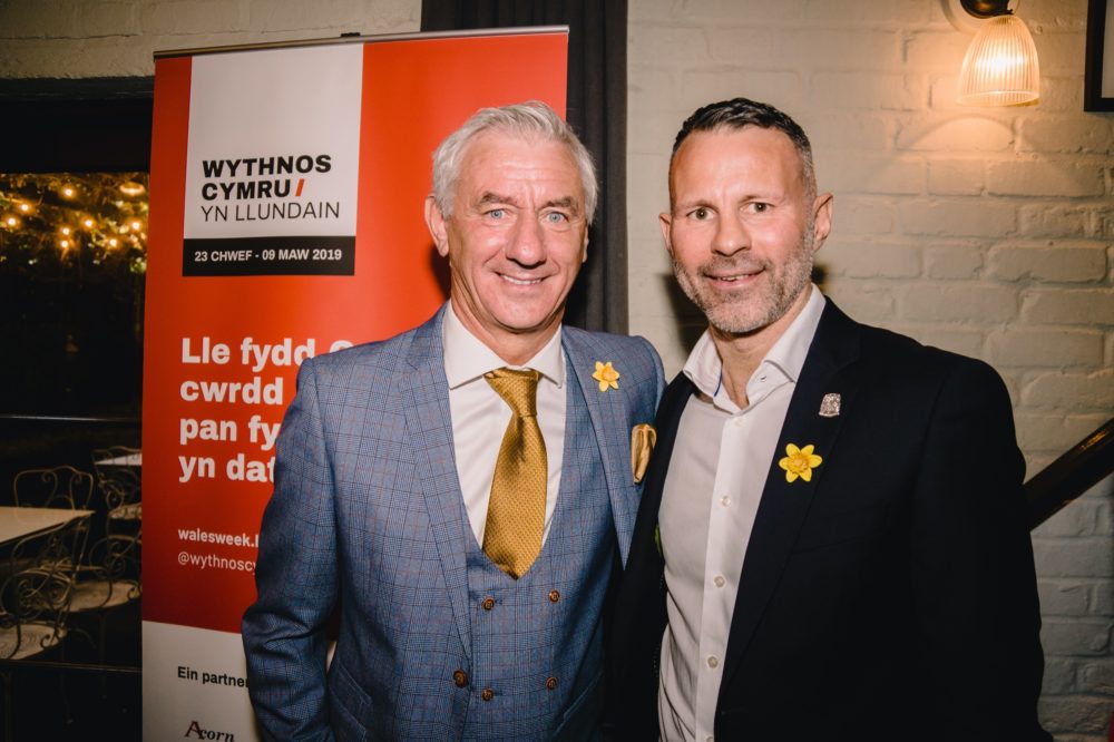 Ian Rush and Ryan Giggs at FAW event